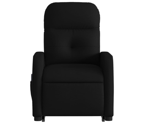 Sillón de masaje eléctrico reclinable elevable tela negro