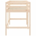 Cama alta de niños con escalera madera maciza pino 90x190 cm