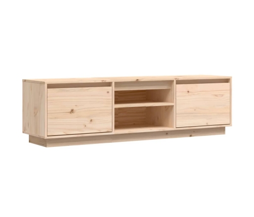 vidaXL Mueble de TV de madera maciza de pino 140x35x40 cm