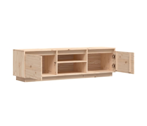 vidaXL Mueble de TV de madera maciza de pino 140x35x40 cm