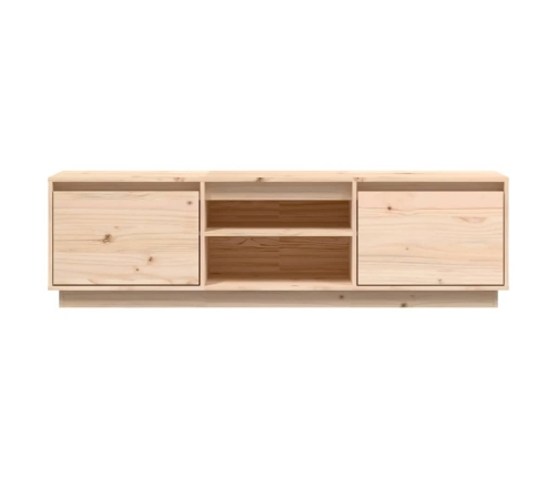 vidaXL Mueble de TV de madera maciza de pino 140x35x40 cm