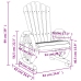 Sillones de jardín Adirondack 4 uds madera maciza de abeto