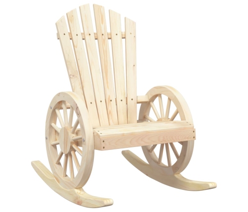 Sillas mecedoras Adirondack 2 uds madera maciza de abeto