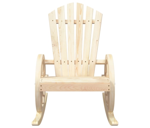 Sillas mecedoras Adirondack 2 uds madera maciza de abeto