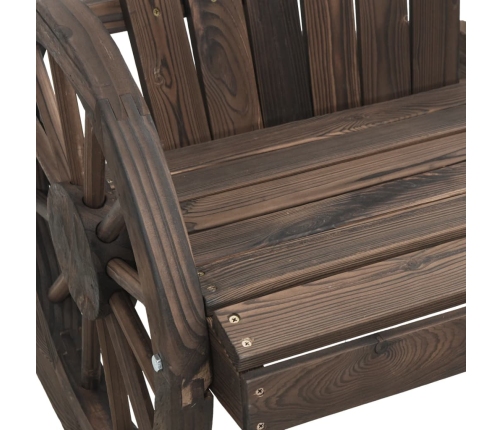 Sillas mecedoras Adirondack 2 uds madera maciza de abeto