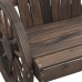 Sillas mecedoras Adirondack 2 uds madera maciza de abeto