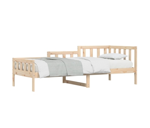 Sofá cama de madera maciza de pino 80x200 cm