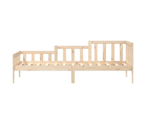 Sofá cama de madera maciza de pino 80x200 cm