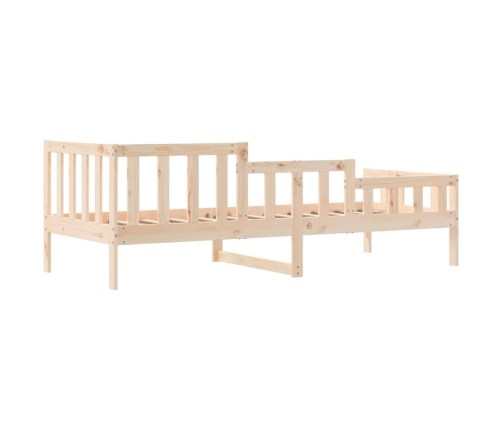 Sofá cama de madera maciza de pino 80x200 cm