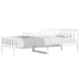Sofá cama sin colchón madera maciza de pino blanco 80x200 cm
