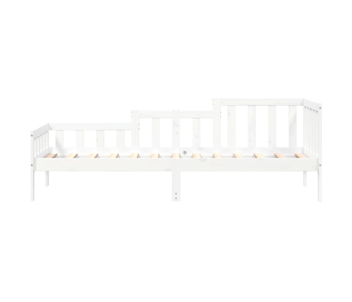 Sofá cama sin colchón madera maciza de pino blanco 80x200 cm