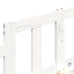 Sofá cama sin colchón madera maciza de pino blanco 80x200 cm