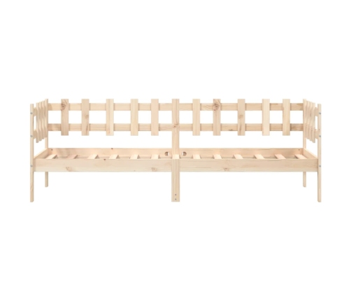 Sofá cama sin colchón madera maciza de pino 90x190 cm