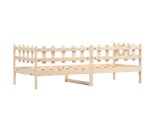 Sofá cama sin colchón madera maciza de pino 90x190 cm