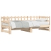 Sofá cama extraíble madera maciza de pino 2x(90x200) cm