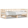 Sofá cama extraíble madera maciza de pino 2x(90x200) cm