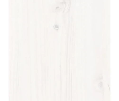 Sofá cama extraíble madera maciza de pino blanco 2x(90x200) cm