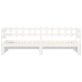 Sofá cama extraíble madera maciza de pino blanco 2x(90x200) cm