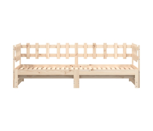 Sofá cama extraíble madera maciza de pino 2x(90x190) cm