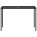 Set de muebles jardín 5 pzas con cojines ratán sintético negro