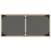 Set comedor de jardín 5 pzas con cojines ratán sintético beige