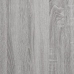 Cama con cabecero madera de ingeniería gris Sonoma 75x190 cm