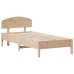 Estructura de cama sin colchón madera maciza de pino 100x200 cm