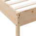 Estructura de cama sin colchón madera maciza de pino 100x200 cm