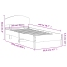 Estructura de cama sin colchón madera maciza de pino 100x200 cm