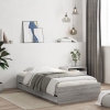 Cama con cajones madera de ingeniería gris Sonoma 90x190 cm