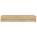 Cama con cajones madera ingeniería roble Sonoma 75x190 cm