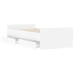 Estructura de cama con cajones blanco 90x200 cm