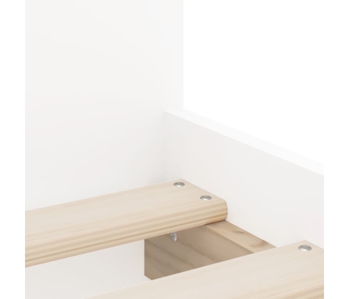 Estructura de cama con cajones blanco 90x200 cm