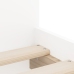 Estructura de cama con cajones blanco 90x200 cm