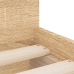 Estructura de cama con cajones roble Sonoma 90x200 cm
