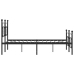 Estructura cama sin colchón con estribo metal negro 180x200 cm