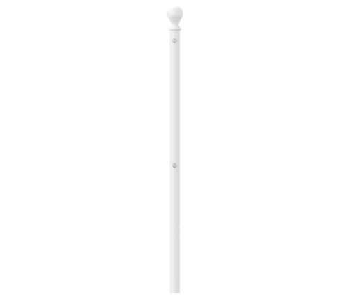 Cabecero de metal blanco 75 cm