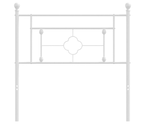 Cabecero de metal blanco 90 cm