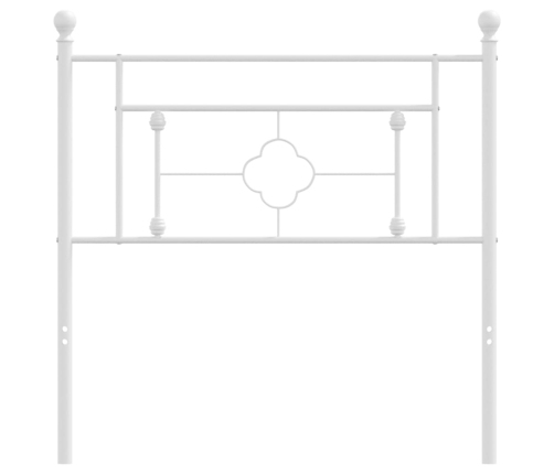 Cabecero de metal blanco 100 cm