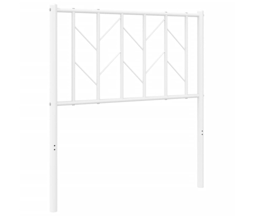 Cabecero de metal blanco 75 cm