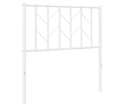 Cabecero de metal blanco 80 cm