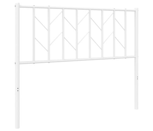 Cabecero de metal blanco 107 cm