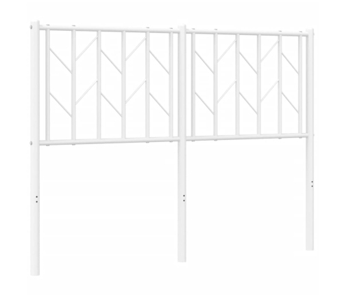 Cabecero de metal blanco 120 cm