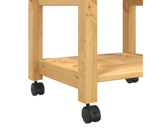 Carrito de cocina MONZA madera maciza de pino 48x40x90 cm