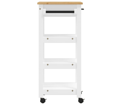 Carrito de cocina MONZA madera maciza de pino 48x40x90 cm