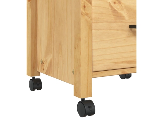 Carrito de cocina MONZA madera maciza de pino 48x40x90 cm