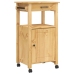 Carrito de cocina MONZA madera maciza de pino 48x40x90 cm