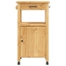 Carrito de cocina MONZA madera maciza de pino 48x40x90 cm