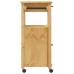 Carrito de cocina MONZA madera maciza de pino 48x40x90 cm