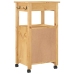 Carrito de cocina MONZA madera maciza de pino 48x40x90 cm